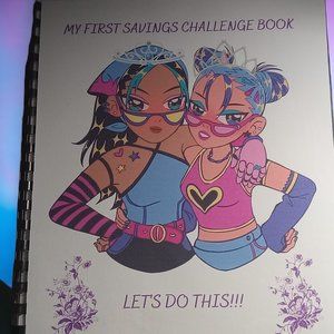 Handmade Savings Challenge Book for Girl's